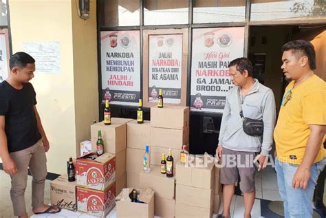 Dua Hari Operasi Seribu Botol Miras Disita Satresnarkoba Polres