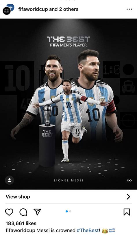 Lionel Messi Wins FIFA Best Men S Player Award