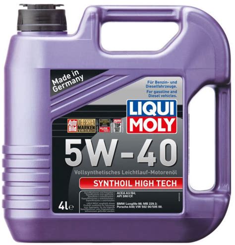 Liqui Moly Synthoil High Tech W L Ulei Motor Preturi