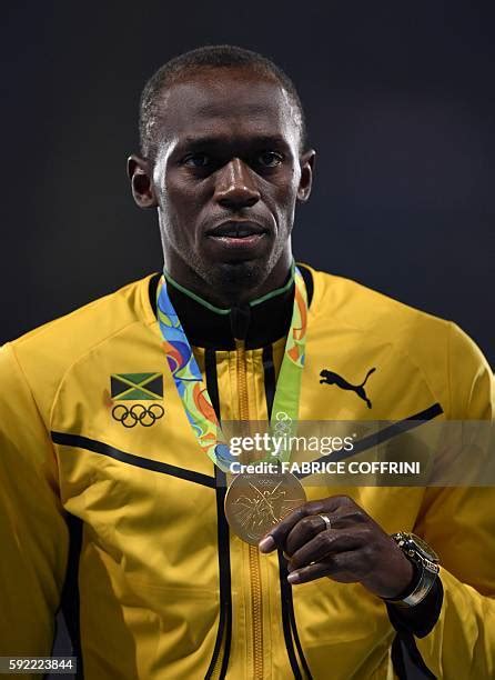 Usain Bolt Gold Medal Photos And Premium High Res Pictures Getty Images