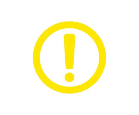 Premium Photo Yellow Warning Icon