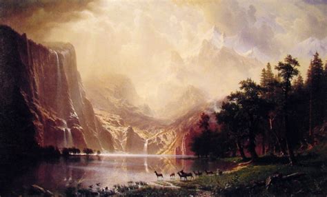 The Rocky Mountains Landers Peak By Albert Bierstadt Artchive