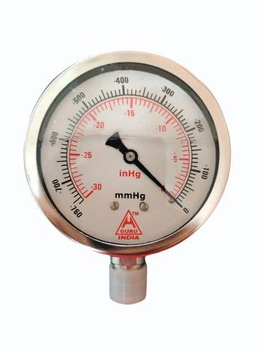 6 Inch 150 Mm H Guru Make Pressure Gauges 0 To 16 Bar At 450 Piece