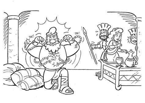 Sansão E Dalila Desenho - Desenhos de Sansão e Dalila - Desenhos Imprimir