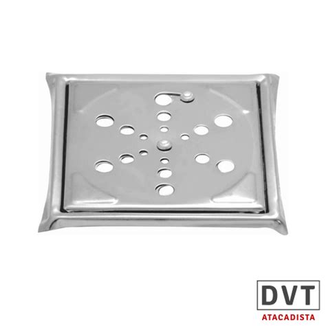 GRELHA AÇ INOX QUAD 10 C CAIXILHO CLARA INOX 1310 DVT ATACADISTA