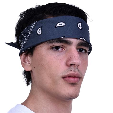 Gray Cotton Bandana Unisex Head And Face Cover Mask Fancy And Trendy Bandana Men Bandanas At Rs 50