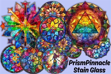 Prismpinnacle Stain Glass Graphic By Tshirtado Creative Fabrica