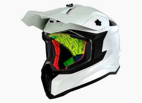 Casco Mt Falcon Solid A Blanco Perla Brillo