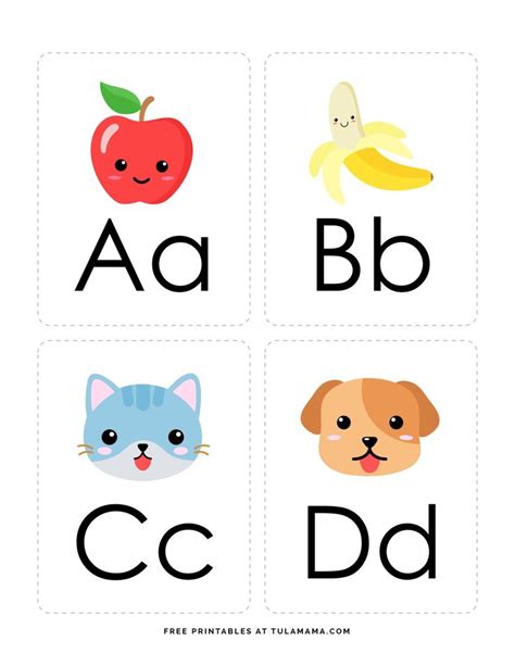 Fun Free Engaging Alphabet Flash Cards For Preschoolers Alphabet