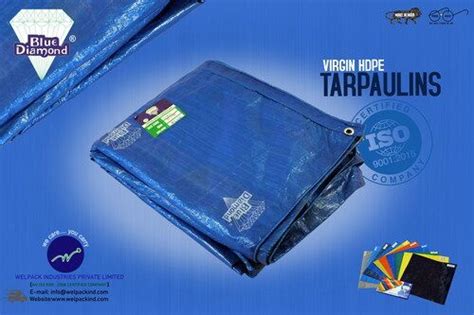 Blue Hdpe Laminated Tarpaulin By Swadeshi Poly Tarp At Best Price In