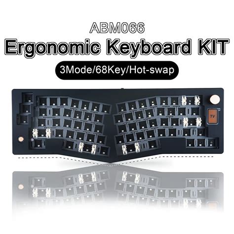 ABM066 Alice Mechanical Keyboard Kit 3mode Hot Swappable Gasket