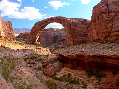 Rainbow Bridge Near Arizona Is Among The Largest Natural Bridges On Earth