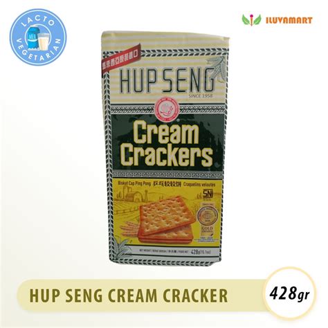 Jual Hup Seng CREAM CRACKERS 428gr Biskuit Asin Cap Ping Pong Shopee