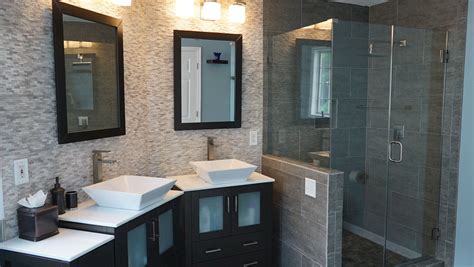 Modern Bathroom in Falls Church - Valentino Design & Build