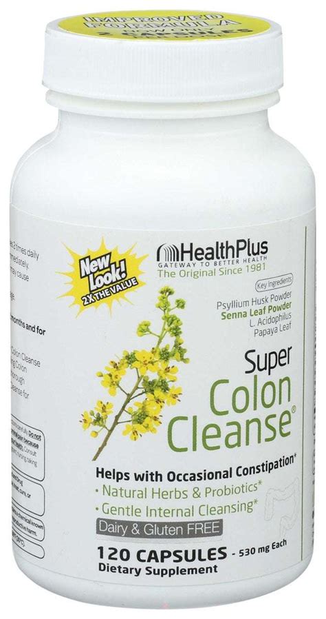 Health Plus Super Colon Cleanse 120 Capsules