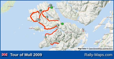 Maps Tour Of Mull Rally Maps