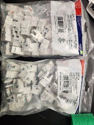 Leviton 61110BW6 Extreme Quick Port Connector White 25 Pack