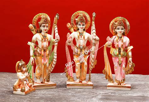 Ram Darbar Statue Cm Big Cultured Marble Ramdarbar Idol Lord Rama