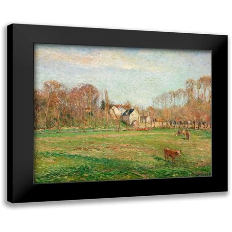 Pissarro Camille X Black Modern Framed Museum Art Print Titled