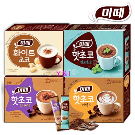Mitte Hot chocolate Drink 4 Flavors Original Mint Choco White Choco Mild 미떼 핫초코 Shopee