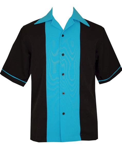 Mens 50s Retro Bowling Shirt ~ 50s Classic Retro Bowling Shirts Custom Bowling Shirts Mens