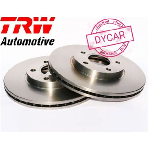 TOYOTA HILUX VIGO KUN26 RENO GUN125 FRONT DISC ROTOR TRW 1 PAIR