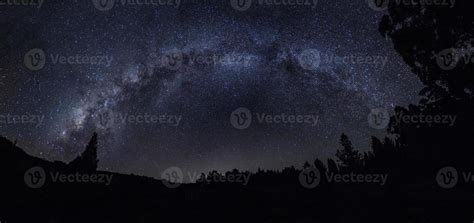 Milky Way Over Haleakala National Park Panorama 705288 Stock Photo At