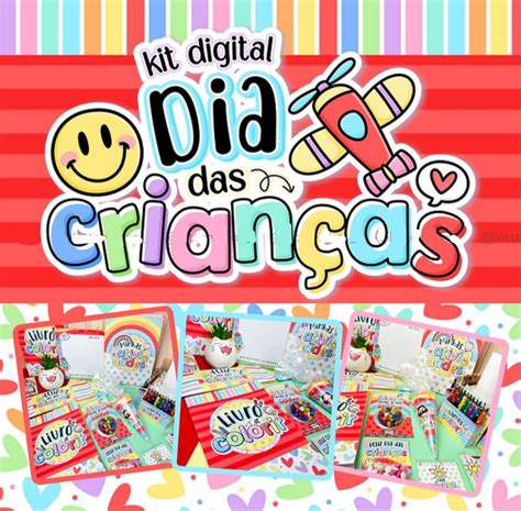 Kit Digital Dia das Crianças 2023 Elo7 Produtos Especiais