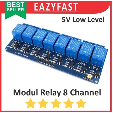 Jual Modul Relay Ch Ch Chanel Channel V Volt V Module Spdt Low