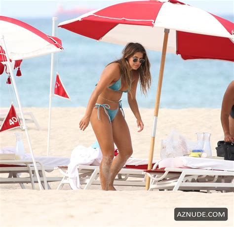 Sarah Kohan Strips Naked While At A Bikini Photoshoot On The Beach In Miami Beach AZNude