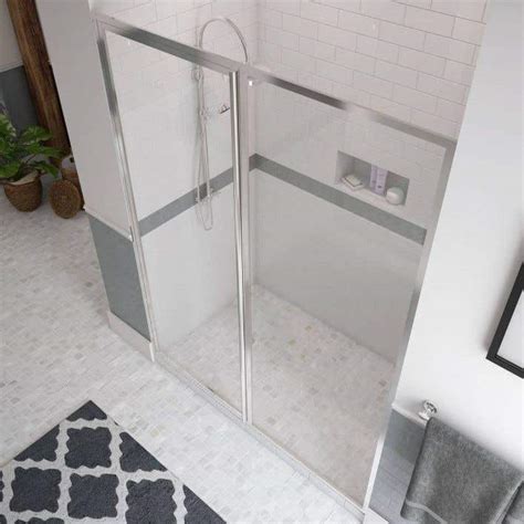 Legend 39 1 2 In To 41 In X 69 In Framed Hinge Swing Shower Door With