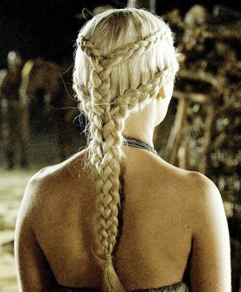 Daenerys Targaryen | Khaleesi hair, Long hair styles, Targaryen hair