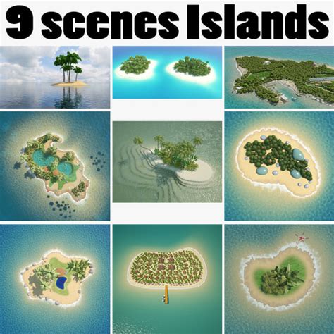 island 3d model