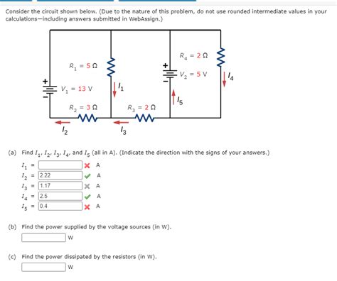 Solved Consider The Circuit Shown Below Due To The Nature Chegg