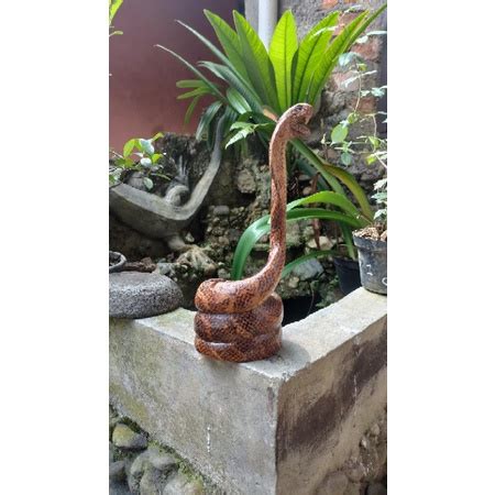 Jual Miniatur Asbak Ular Cobra Dari Bambu Shopee Indonesia