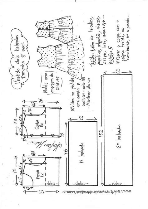 Vestido Babados Sobrepostos Diy Marlene Mukai A