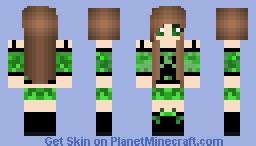 Creeper Girl Minecraft Skin