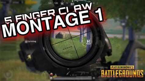 5 Finger Claw Gyro Montage 1 Pubg Mobile Youtube