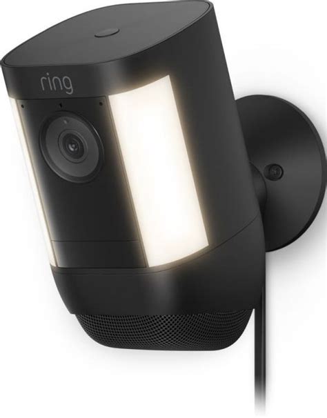 ring Black Spotlight Camera Pro Plug-In Residential & Commercial ...