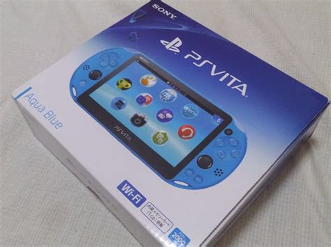 Playstation Vita Wi Fi Console System Pch Aqua Blue Ps Vita