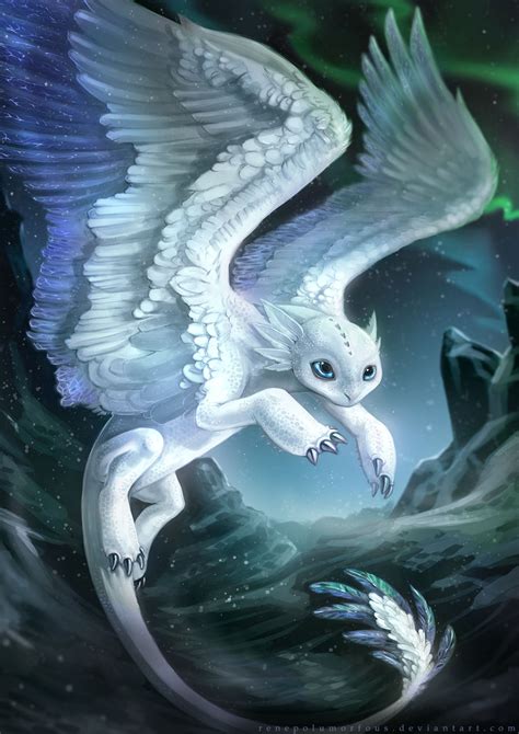 The Mythical Frost Feather by RenePolumorfous on DeviantArt