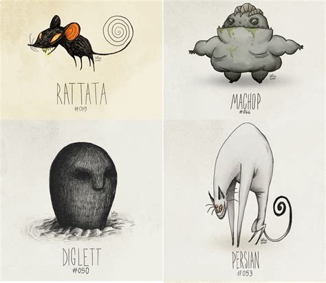 Tim Burton Drawings Pokemon