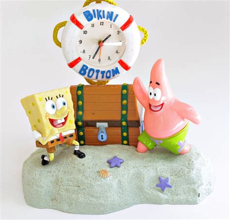 Spongebob Squarepants Bikini Bottom Talking Alarm Clock 2002 Etsy