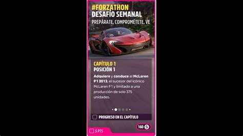 FORZA HORIZON 5 Verano Serie 33 Desafío Semanal Forzathon PREPÁRATE