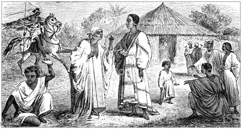 Antique Illustration Ethnography And Indigenous Cultures Africa Shoa