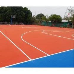 Acrylic Basketball Court Flooring For Outdoor At Best Price In Waynad