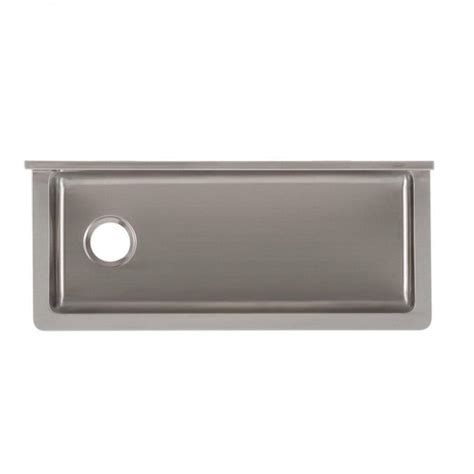 Stainless Steel Wall-Mount Commercial Sink - Kitchen | Commercial sink ...