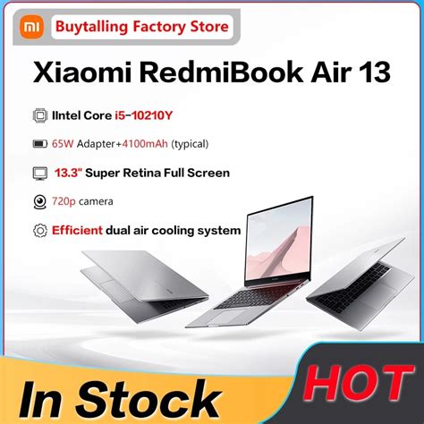 Original Xiaomi Redmibook Air 13 Ultra Slim Laptop 13.3 Inch 2.5k ...