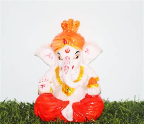 Beckon Venture Handcrafted Lord Ganesh Ji Murti Showpiece For Home