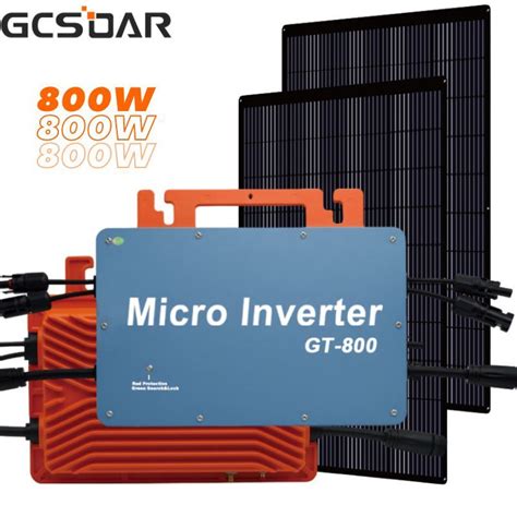 Gcsoar 800W Micro Inverter Balcony System Upgraded Version Includes